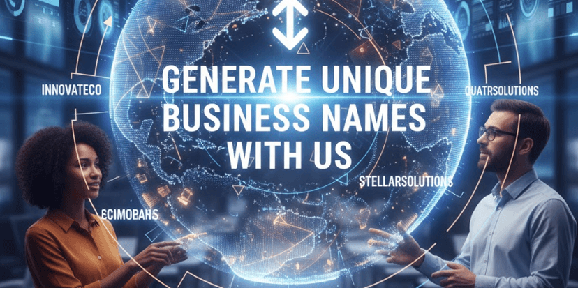 Business Name Generator Illustration